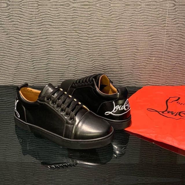 Christian Louboutin Kožne tenisice s potpisom