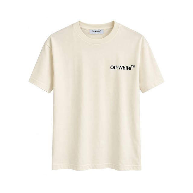 Off-White KAWS majica — krem