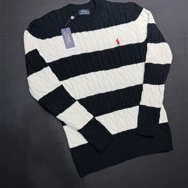 Ralph Lauren Prugasti pleteni džemper